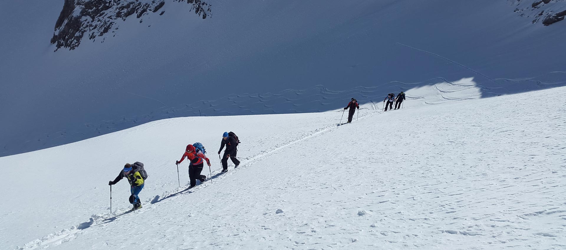 Ski mountaineering in Val di Sole Trentino